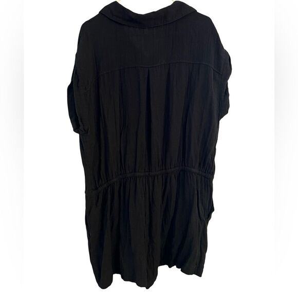 Old Navy Black Button-Front Romper – Size XL - Picture 2 of 6